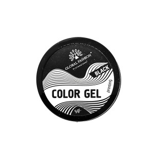 Гель краска Color gel Global 5 мл чёрный